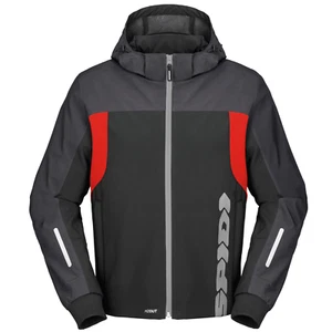 Spidi H2Out II Hoodie Giacca Nero/Antracite/Rosso fluo COLORE (189) NEW 2024 - Imagen 1 de 1
