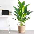 88cm 24Leaves Large Tropical Palm Tree Fake Banana Plants Leaves Real Touch Stre