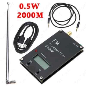 2KM 0.5W FM Transmitter LED Digital Display Audio Stereo Transmits  - Zdjęcie 1 z 8