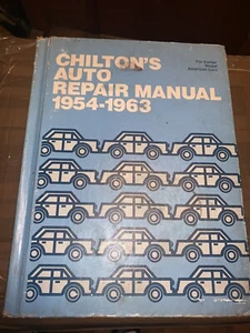 Chilton's Auto Repair Manual 1954-1963 For Early Model American Cars - Picture 1 of 9