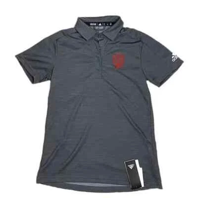 Indiana Hoosiers Adidas Womens Polo Shirt Extra Small Grey XS  NCAA Basketball - Image 1 of 4