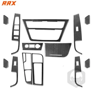 13Pcs Carbon Fiber Set Interior Trim Center Console For Hyundai Sonata 9th 15-17 - Picture 1 of 10