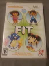 Nickelodeon Fit (Nintendo Wii, 2010) Complete In Box Free Shipping 