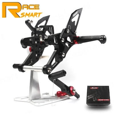 Juegos traseros para BMW S1000RR 2015-2018 S1000R 2017-2020 juegos traseros estriberas reposapiés Foto 1 de 4