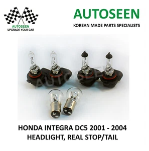 For HONDA INTEGRA DC5 2001-2004 2xHB3 9005 & 2xHB4 9006 & 2xS25 Stop/Tail Double - Picture 1 of 11