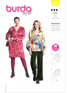 Burda 5783 Misses Dress &Blouse Sewing Pattern Sizes 10-22 NEW! - Picture 1 of 4