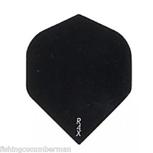 5 SETS OF RUTHLESS R4X BLACK EXTRA STRONG STANDARD DART FLIGHTS - Picture 1 of 2