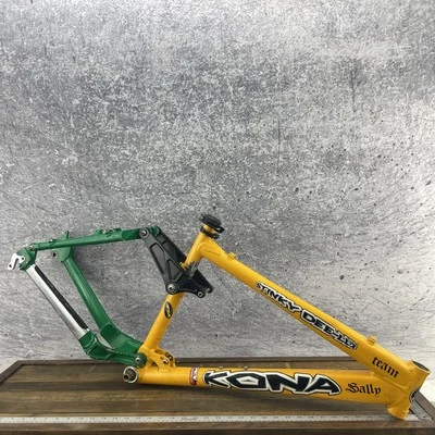 Vintage Kona Stinky Dee-Lux Frame 18in Aluminum Freeride DH 90s  MTB Mountain - Image 1 of 4