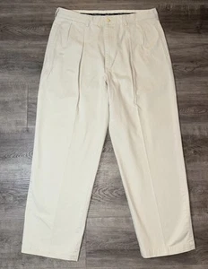 Pantalones chinos Polo Ralph Lauren para hombre calce clásico vintage 36x30 hechos en México caqui - Imagen 1 de 7