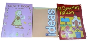 VTG School Teaching Tools Vintage Craft Religious Books Movie Prop - Imagen 1 de 24