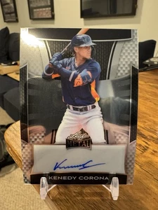 2025 Leaf Metal Baseball Kennedy Corona Prospect RC Auto #/49 π₯π - Picture 1 of 2