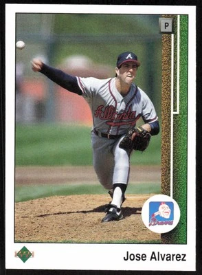 1989 Upper Deck #734 Jose Alvarez   - FREE SHIPPING - Image 1 of 2