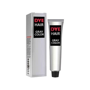 Gray Color Permanent Hair Dye Color Cream DIY Hair Dye Cream for Men Women - Picture 1 of 5