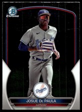 2023 Bowman Chrome BCP172 Josue DePaula Dodgers Baseball Card