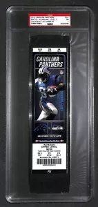 Luke Kuechly "1ST NFL INTERCEPTION" 2012 Panthers Full Ticket PSA 7 VERY RARE!!! - Picture 1 of 3