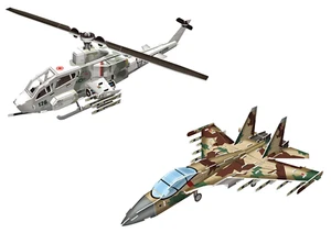 CubicFun P628H A1Huey and Cobra Fighter Jet 3D Puzzle - Picture 1 of 1