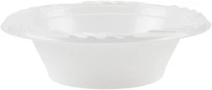 12oz Disposable White Plastic Soup, Dip, Ice Cream, Sundae, Dessert Bowls 300pcs - Picture 1 of 2