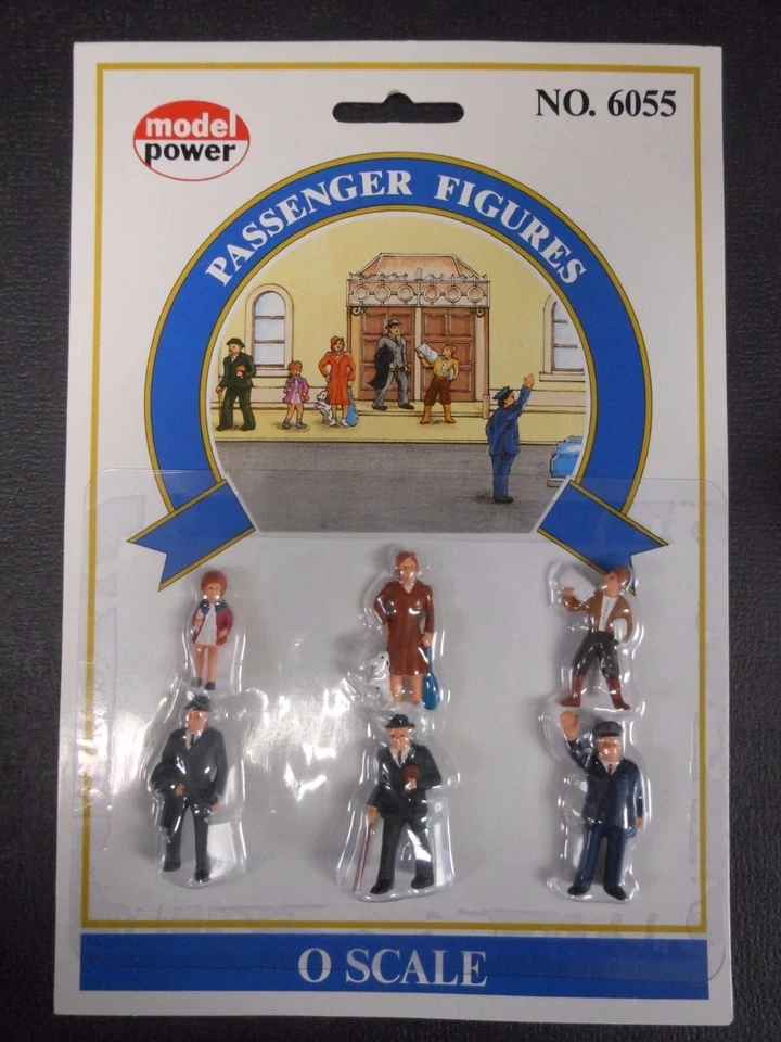 Model Power O Scale Passenger Figures Pack (6 Figures) - MP6055 - Image 1 of 1