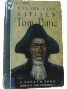 Howard Fast Citizen, Tom Paine, 1946 paperback, complete Bantam Books - Picture 1 of 1