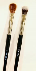 SEPHORA Makeup Brush Set Cream Eyeshadow Brush #27 #28 | 2pc. Blending Eye - Picture 1 of 3