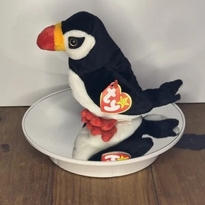 Ty Beanie Baby 1997 Puffer The Penguin - NM With Tags - Picture 1 of 2