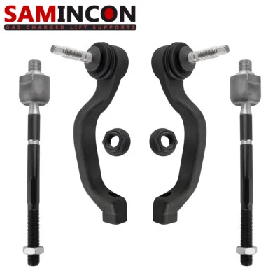 4pcs Front Inner Outer Tie Rod Ends For Lincoln LS Ford Thunderbird 2002-2005 - Image 1 of 4