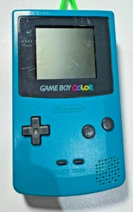 Consola Nintendo Gameboy Color Verde azulado azul turquesa probada funcionando - Imagen 1 de 3
