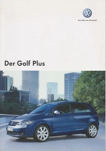 Folleto VW Golf Plus 2005/2006 Especificaciones Equipamiento Precios - Imagen 1 de 3