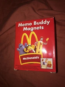 IMANES DE REFRIGERADOR VINTAGE MCDONALDS MEMO BUDDY RONALD MUECA BIRDIE - Imagen 1 de 8