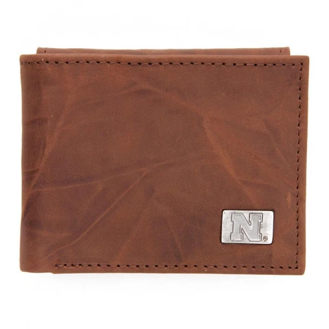 Nebraska Cornhuskers Wallet Bifold Leather Wallet Cover