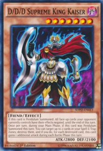 D/D/D Supreme King Kaiser SDPD-EN013 Common X 1 Near Mint 1st Edition YUGIOH CAR - Bild 1 von 1