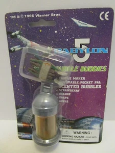 VINTAGE BABYLON 5 BUBBLE BUDDIES NAPN FIGHTER SHIP **MINT ON CARD W/FREE SHIP** - Picture 1 of 2