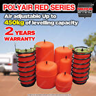 Polyair Red Air Bag Suspension Kit 450kg for HOLDEN RODEO 4WD 1998-96
