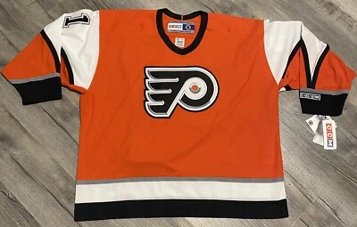 NUEVA* Camiseta deportiva de hockey Forsberg #21 Philadelphia Flyers naranja alternativa CCM NHL XXL Foto 1 de 4