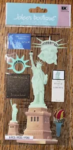 Jolees New York "Statue of Liberty" Tour Monument Torch Flame Scrapbook Stickers - Picture 1 of 5