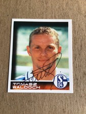 Tomasz Waldoch, Poland 🇵🇱 FC Schalke 04 Panini 2001 hand signed
