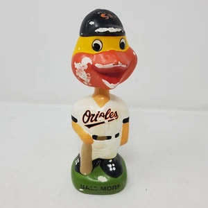 Baltimore Orioles Bobblehead Vintage Base Verde Cerámica - Imagen 1 de 6