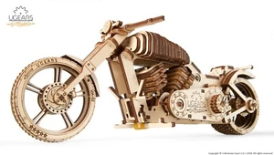 UGears Bike VM-02 - mechanisches Holzmodell - 189 Stück - Bild 1 von 6