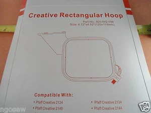 Rectangular Hoop 120x115mm PFAFF Creative 2124, 2140,2170,2134,2144 #820592-096 - Picture 1 of 2