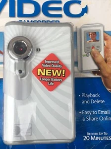 Vintage CVS One Time Use Video Camcorder - New Sealed Point and Record 20 Mins - Picture 1 of 7