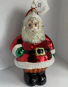 BRAND NEW! Large Christopher Radko "Bowl Full of Jelly" Santa A-265 - Picture 1 of 9