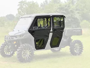 Seizmik UTV Framed Door Kit for Can-Am Defender MAX HD9 & HD10 2022-2024 Models - Foto 1 di 6