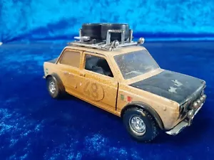 *M1 Fiat 128 East African Safari 1/25 Polistil rally no burago 1/24 vintage auto - Foto 1 di 8