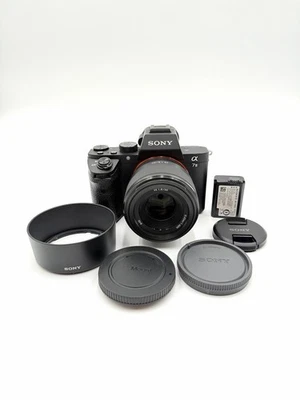 Sony Alpha A7 II 24.3MP Mirrorless DSLR FE 50mm 1.8 Lens  Free Ship Please Read - Image 1 of 4