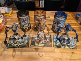Lego Bionicle - Toa Hordika - Set Of 3/6 -Complete, Cans, Manuals, Spinners-Mint