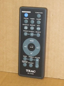 Genuine Original TEAC RC-1103B Remote Control Tested and Working (TD-x250i) - Picture 1 of 3