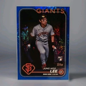 2024 Topps Series 2 - Jung Hoo Lee Blue Foil - RC SSP /999 SF Giants #691 NM/M - Bild 1 von 5