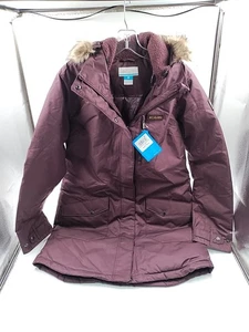 NUOVO Columbia Suttle Mountain giacca lunga isolata - viola - donna L (#L4-A4) - Foto 1 di 9