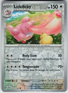 Pokemon Lickilicky 125/162 SV05: Temporal Forces NM Reverse Holo card - Picture 1 of 2