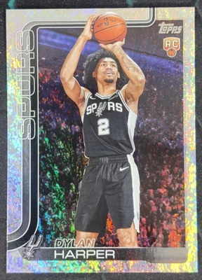 Dylan Harper 2025-26 Topps Flagship Sandglitter Holo Foil RC Suprs #202 - Image 1 of 3